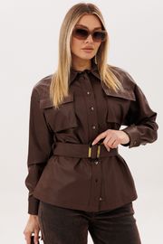 Рубашка Anelli Laurel арт. 1826 чокалэйт скин