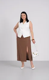 Spódnica FASHION CENTRE L-3947/Kofejnyj