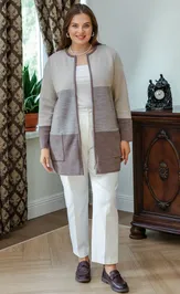 Cardigan BONADI 1916 kapuchino
