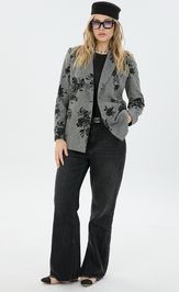 Жакет LM М 0066 флок цветы