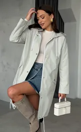 Jacket PRATA wear S032 svetlo-seryj