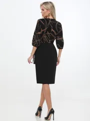 Sukienka DS Trend #P-4682 (Obekt zhelaniya, blek)