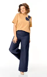 Garnitur Michel Chic 1368/1 karamel, sinij