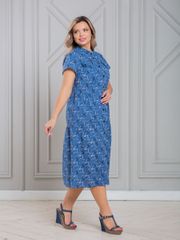 Dress NOVITA #1338-1 sinij