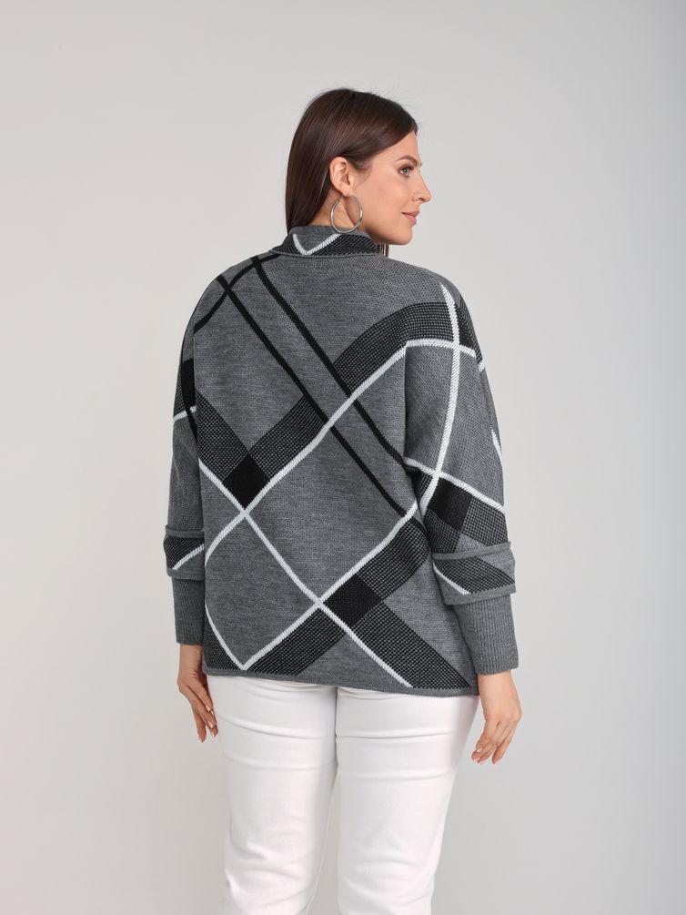 Sweter BONADI #1758 seryj