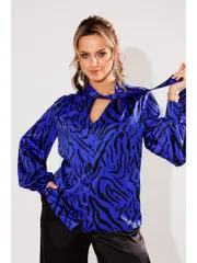 Bluzka Anelli Laurel #1428 sinij