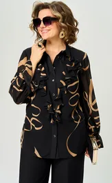Blouse EVA GRANT 9019 print lenty