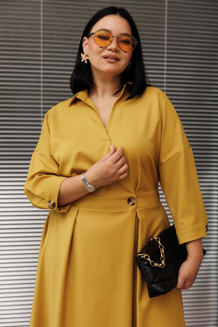 Платье Anastasia арт. 1229 горчица