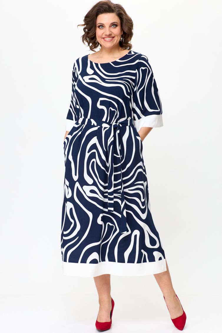 Платье Karina Delux арт. М-1245 синий