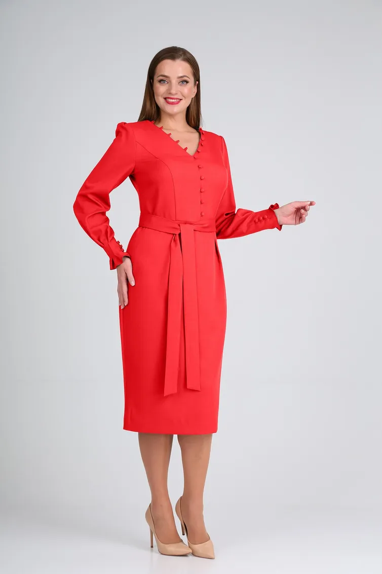 Sukienka Vilena-fashion #653 krasnyj