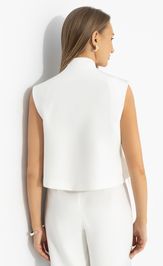 Джемперы, кардиганы, жакеты CHARUTTI Прямая речь (белый)