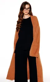 Sweter Elletto Life 13053 ryzhij