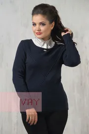 Джемперы, кардиганы, жакеты Newvay арт. 4452 т.син