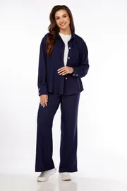 Garnitur Vilena-fashion #878 temno-sinij
