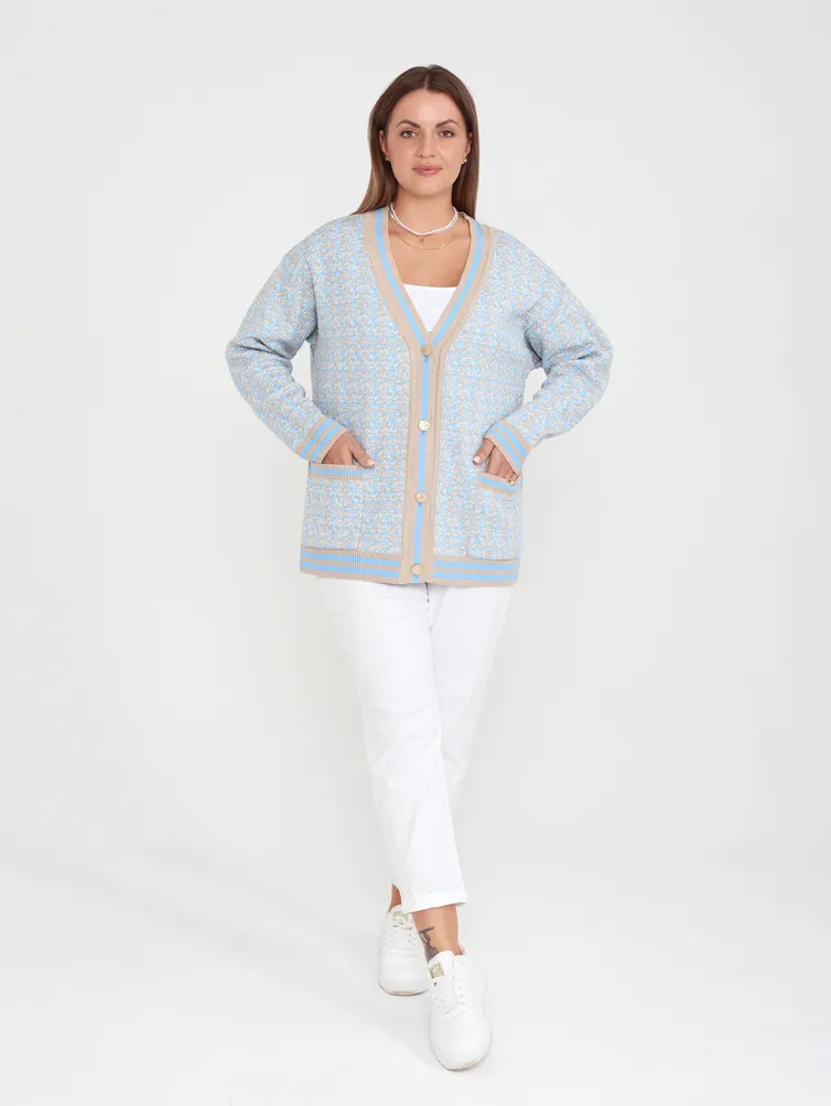 Sweter BONADI #2232 goluboj