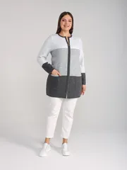 Sweter BONADI #1916 svetlo seryj
