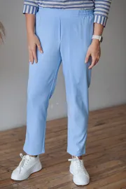 Trousers TOOK A LOOK & Angelika #RB-651 goluboj