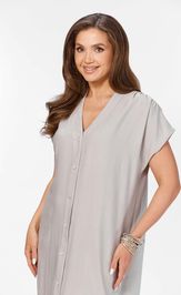 Dress MALI 46-001 svetlo-seryj