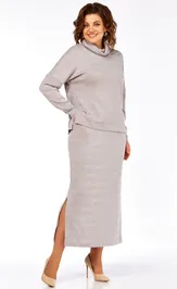 Suit LadyThreeStars 2541 svetlo-seryj