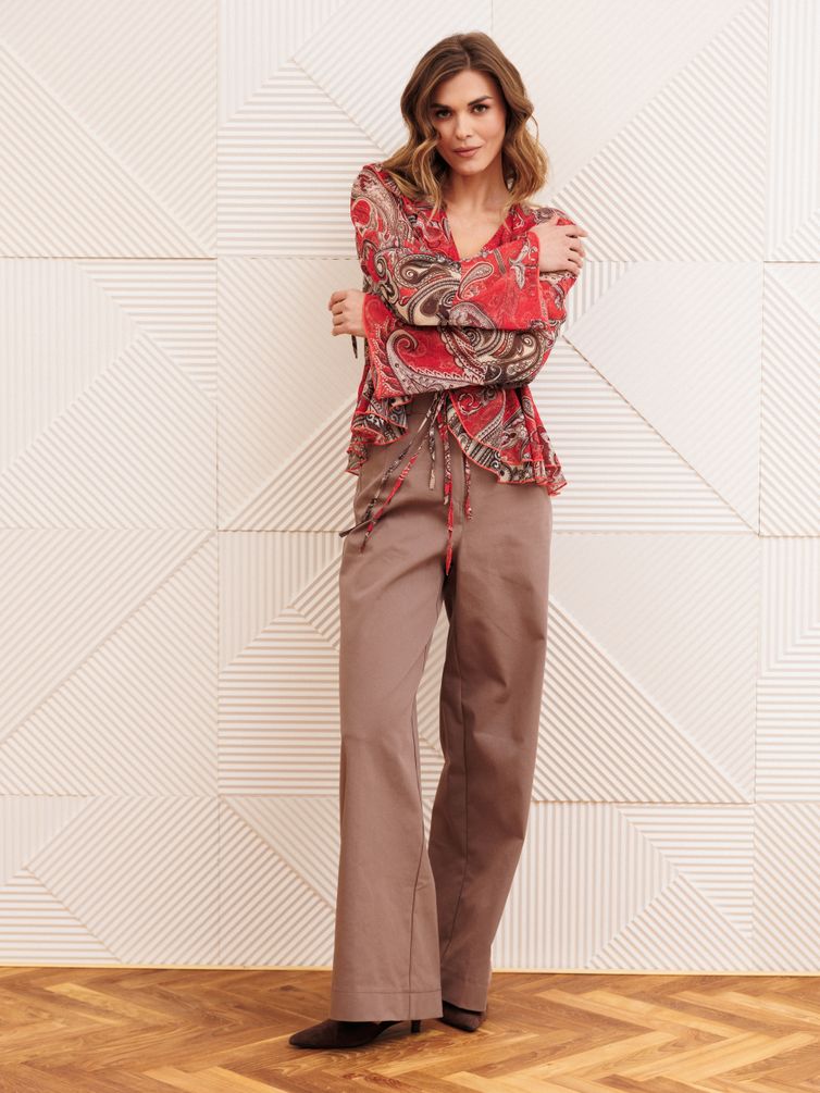 Костюм GIZART арт. 5403 красно-коричневый капучино