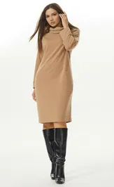Dress Ma Cherie 4028 kapuchino