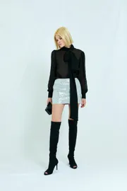 Bluzka Elema #2K-863 chyornyj 170