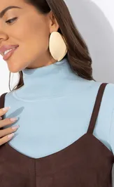 Dress CHARUTTI Stilnyj interes (korichnevyj)