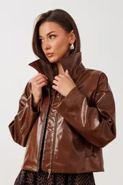 Kurtka Buter New #3387 korichnevyj