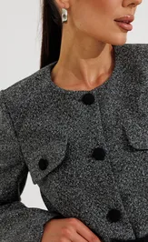 Костюм Galean Style 1014 А серый с черным