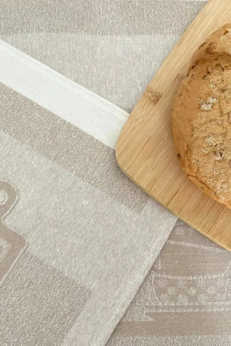 Tekstylia kuchenne Belarusian flax #21S25/316 seryj
