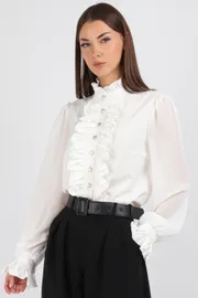 Blouse VIZAVI #750 molochnyj