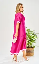 Платье Ava fashion М-212 фуксия