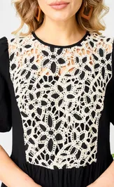 Dress Ava fashion M-192 chernyj