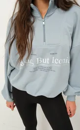 Bluza Pirs 6494 sero-goluboj