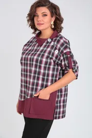 Блуза Michel Chic арт. 751/1 клетка