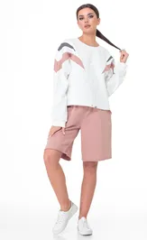 Свитшот Anelli Laurel 1018 белые тона