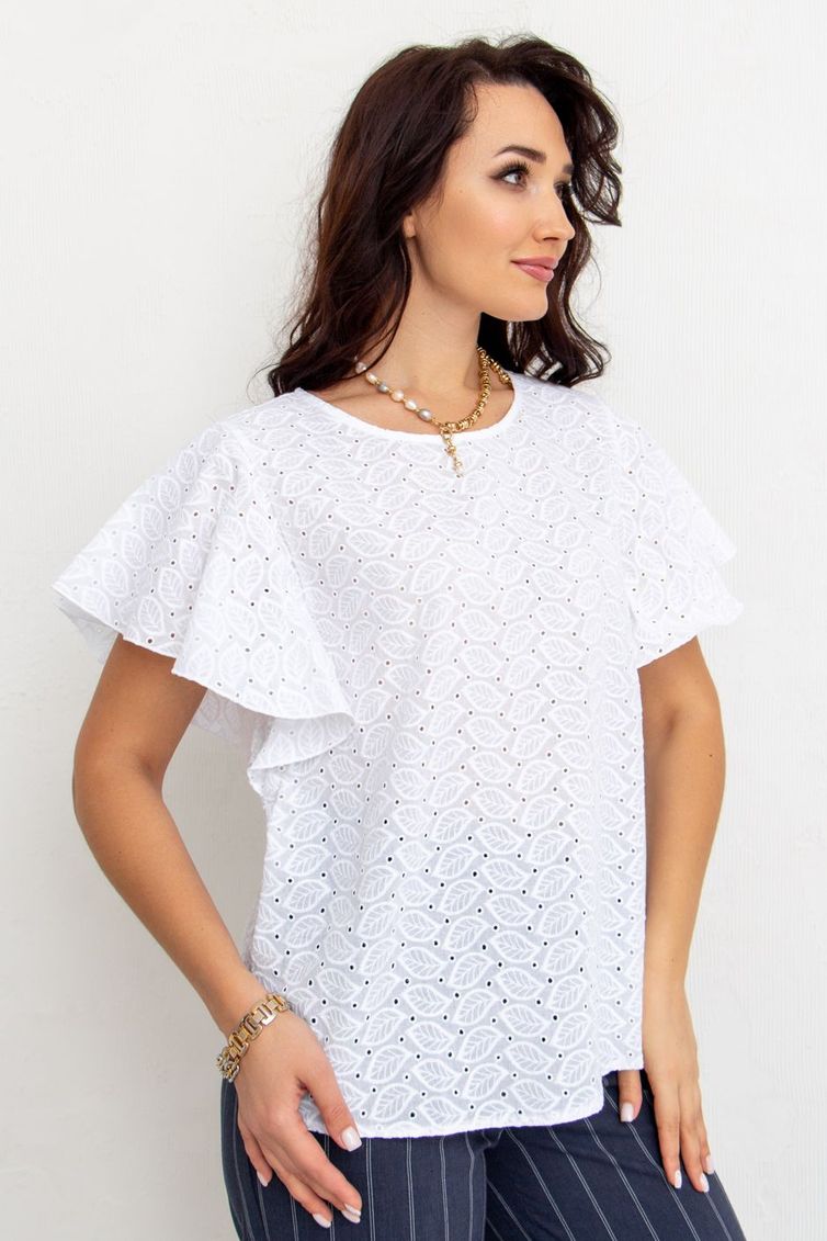 Blouse TOOK A LOOK & Angelika #TB-99 belyj