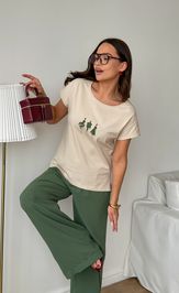 Костюм Dilana Vip 2139 бежевый/зеленый