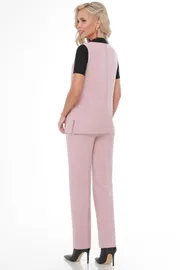 Garnitur DS Trend #K-0932-0038-05 (bryuchnyj rozovyj s poyasom)
