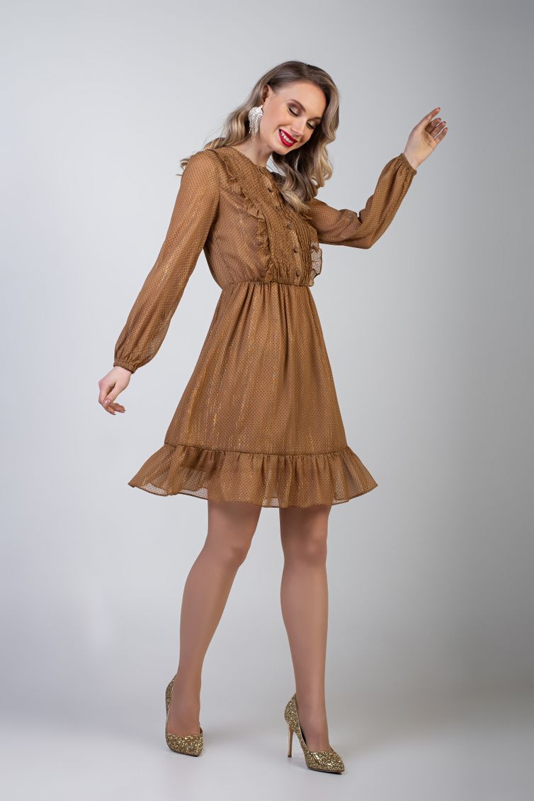 Dress MARIKA #359 sv.korichn