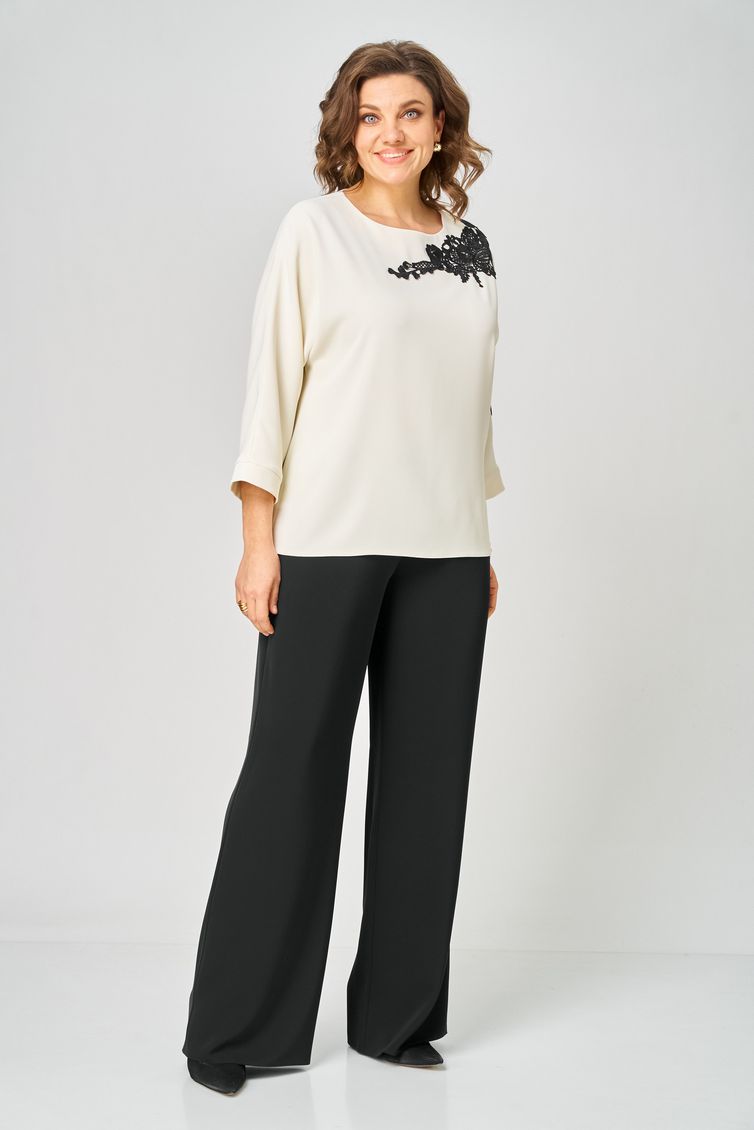 Комплект Rumoda арт. 2278 дл.р. молочный-черный