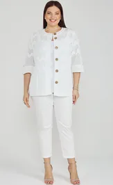 Cardigan BONADI 2187 belyj