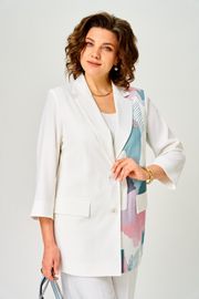 Костюм БелЭльСтиль арт. 762-324/601-288 молочный принт