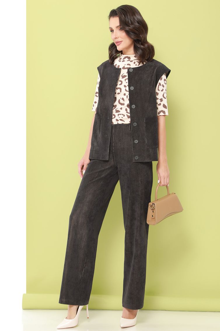 Костюм DS Trend арт. К-0886-0322 (брючный вельветовый с жилетом)