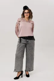 Blouse Anelli Laurel #1790 pudrovaya vual