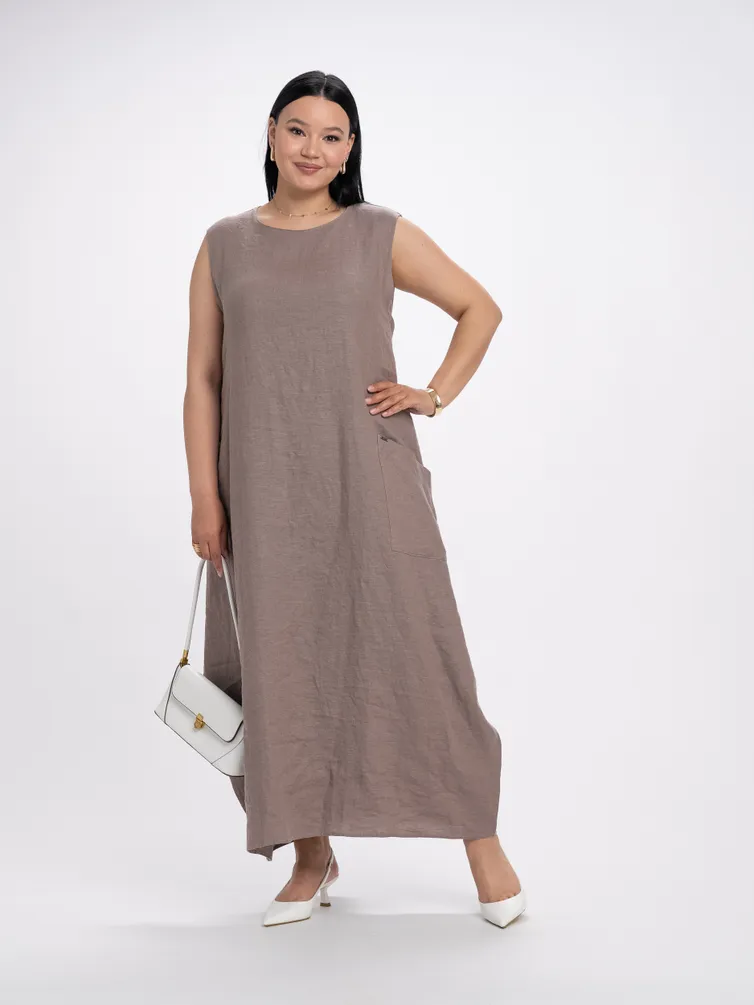 Sukienka FASHION CENTRE #L-4258/Kakao/170