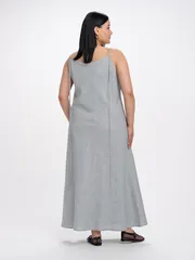 Sukienka FASHION CENTRE #L-4259/Svetlo-seryj melanzh/170