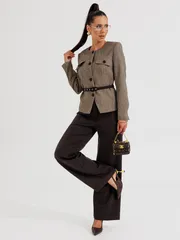Костюм Galean Style арт. 1014 Б коричневый с черным