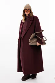Пальто EOLA арт. 3200 бургунди