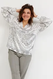 Bluzka BegiModa #4142 krugi na belom
